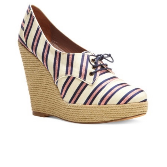 Multicolor Tabitha Simmons wedge espadrilles. - Picture 6 of 6